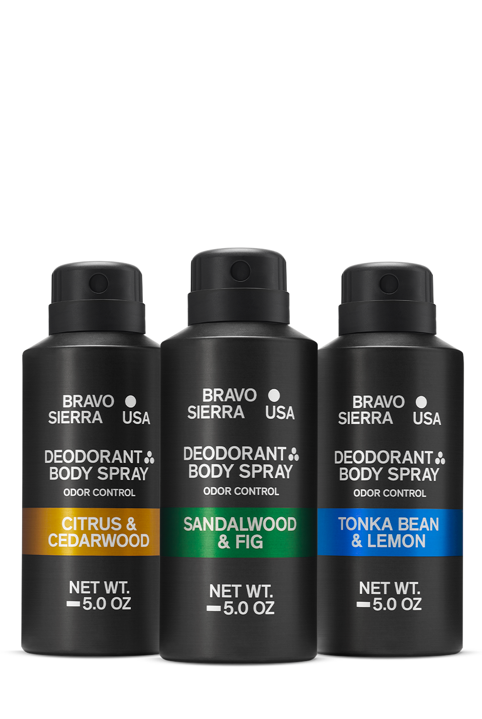 erosion akse fest Clean Deodorant Body Spray Set by BRAVO SIERRA - Designer Scents - 5oz