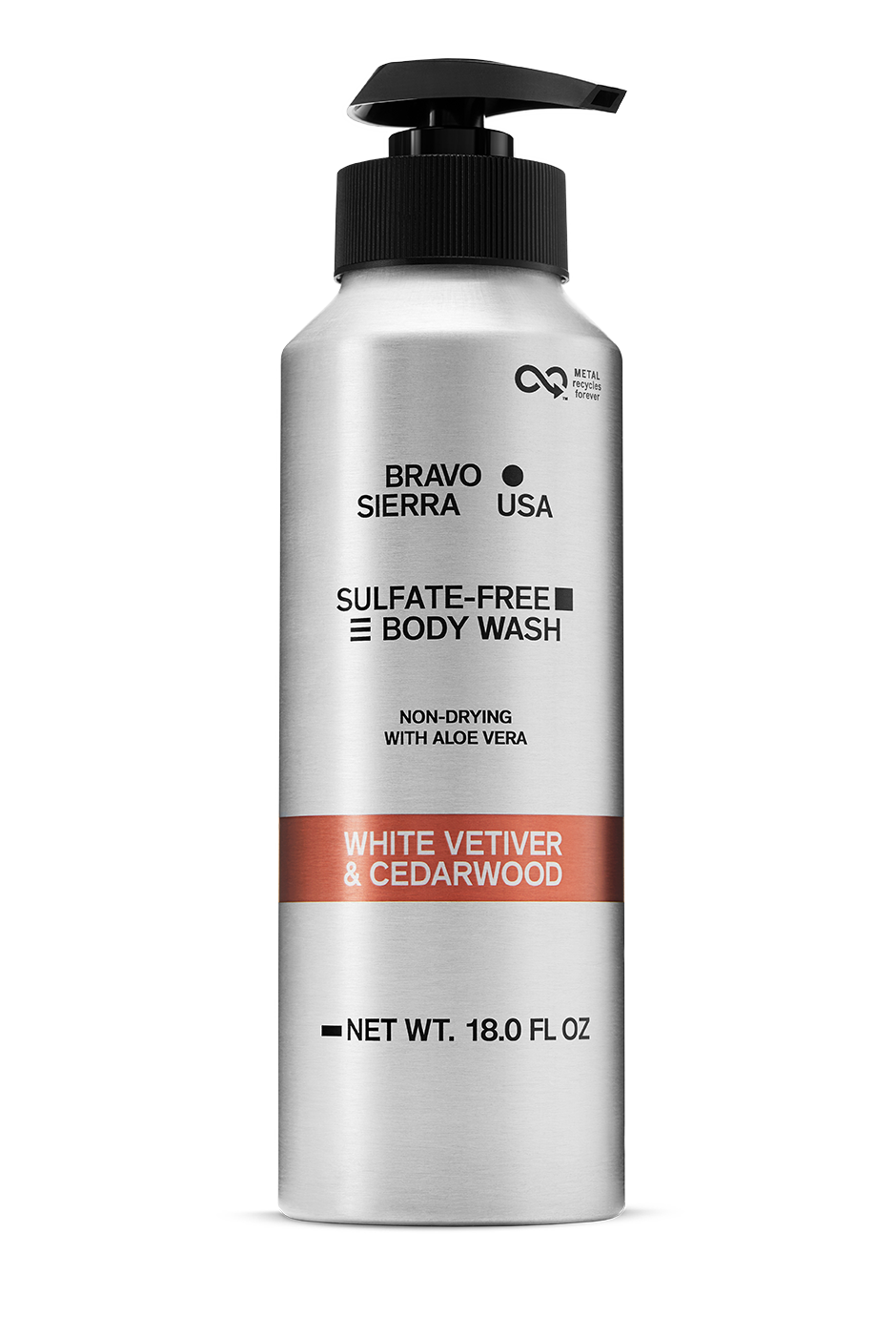 SULFATE-FREE BODY WASH - WHITE VETIVER & CEDARWOOD