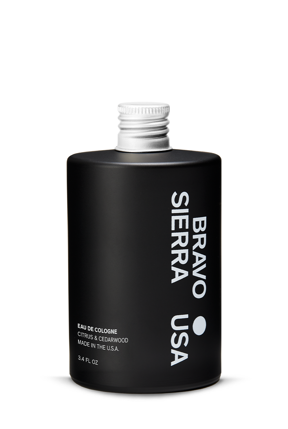 Bravo Sierra Eau de Cologne for Men, Citrus & Cedarwood Scent - 3.4 fl oz - Bold New Take on A Classic Musk - Made in The USA - Men's Perfume 