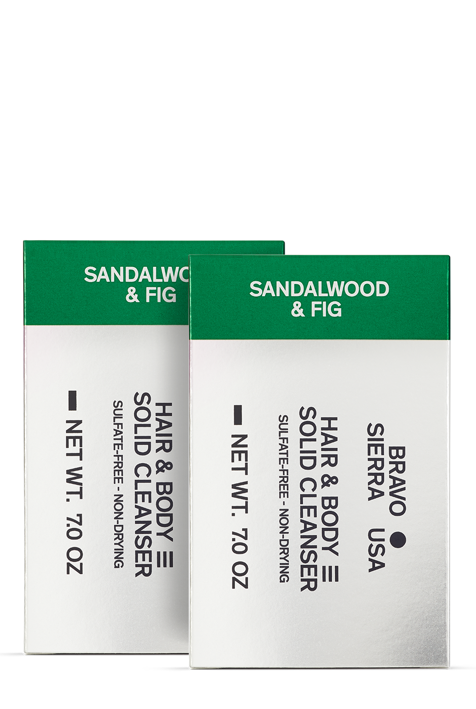 SANDALWOOD & FIG SOLID CLEANSER - 2 PACK